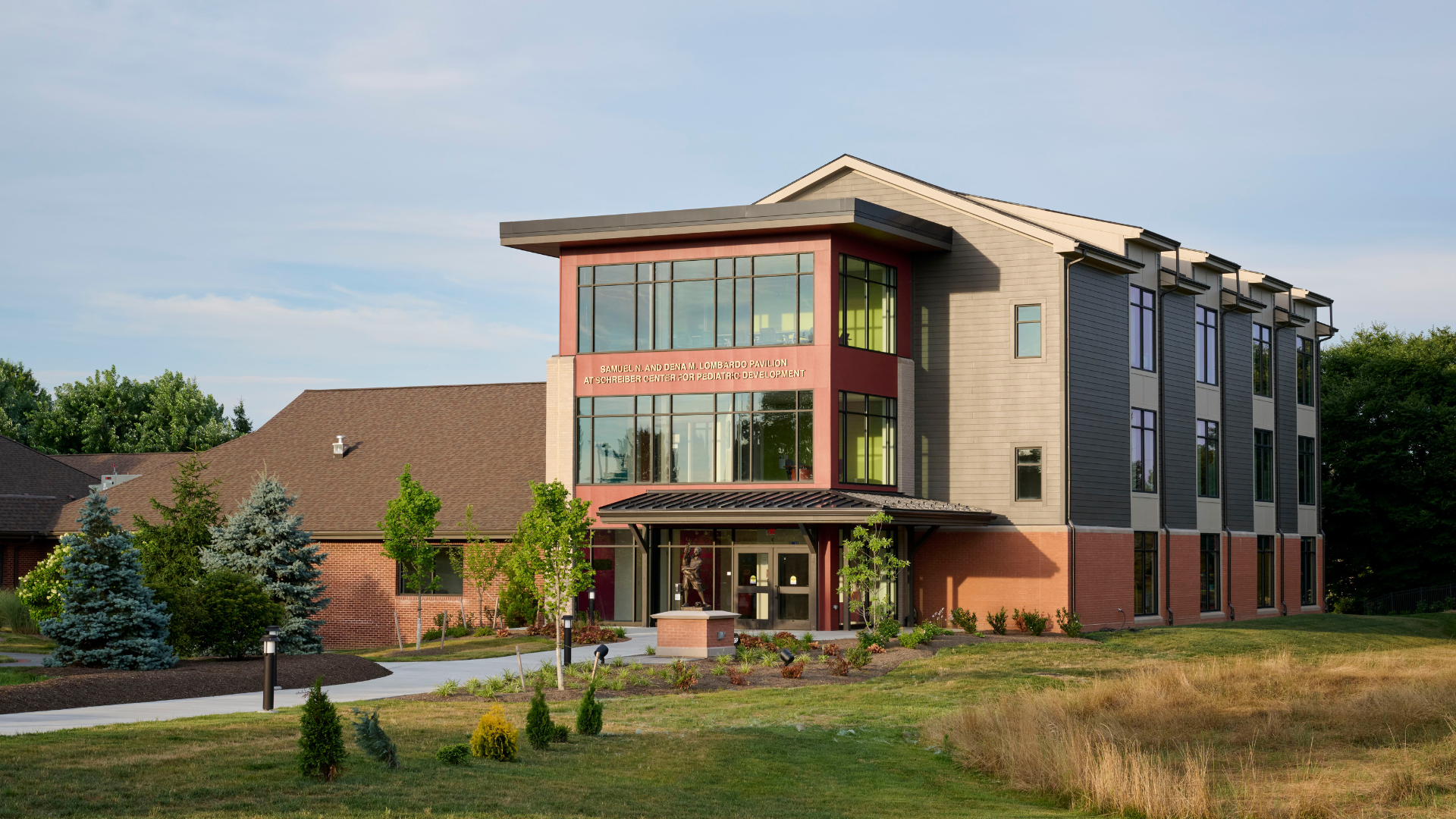 Front of Schreiber building expansion